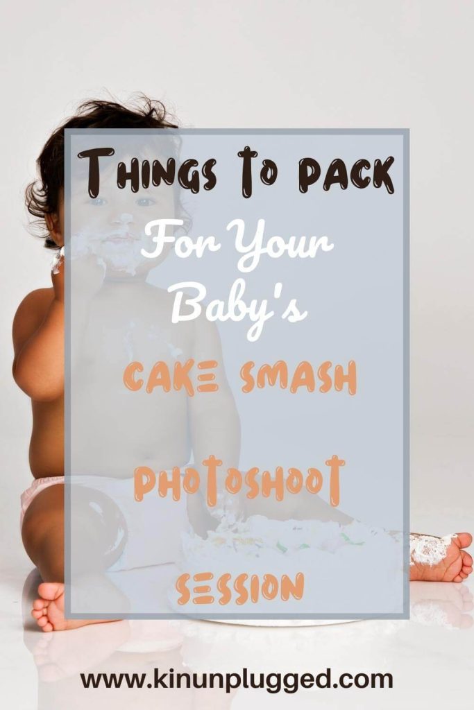 baby eating cake pin