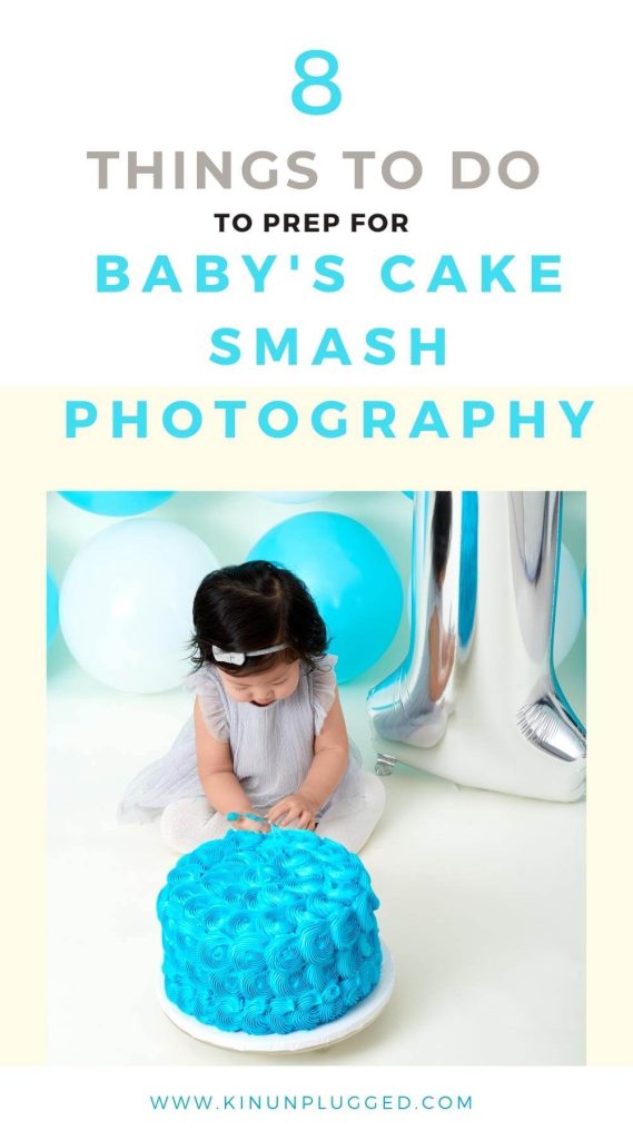 cake smash photo shoot