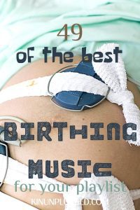 birthing playlist pin