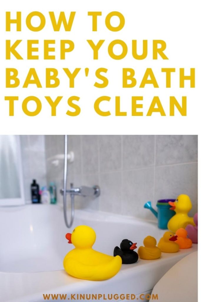 clean bath toys