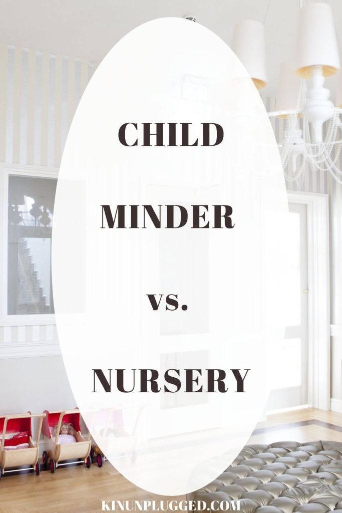 childminder vs. day care centre
