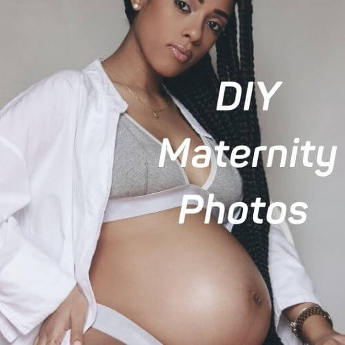 at home maternity photos