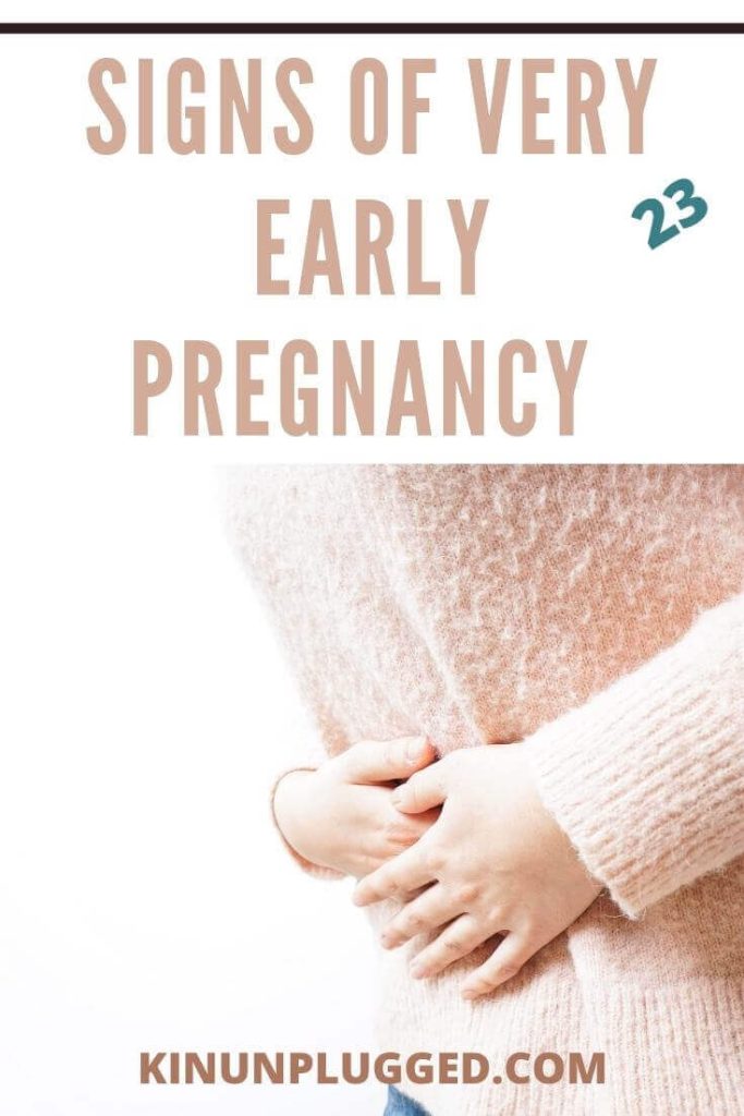 early pregnancy signs