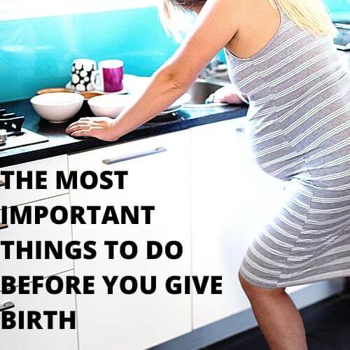 things to do before baby arrives