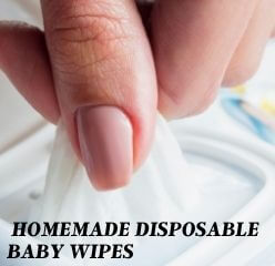 Homemade baby wipes