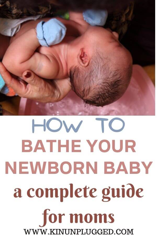 newborn baby bath
