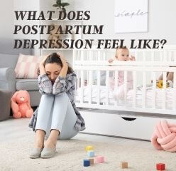 what does postpartum depression feel