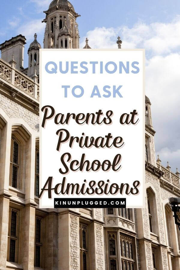 Questions to ask private schools