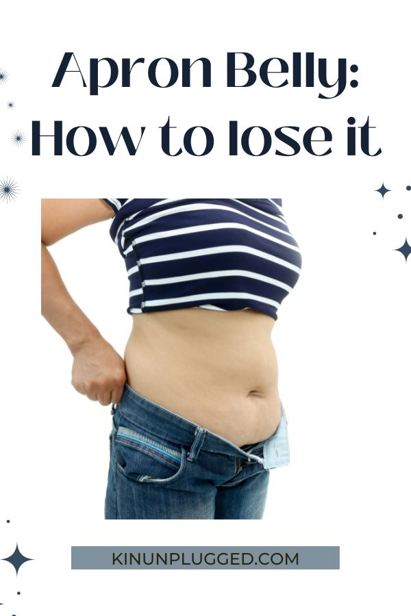 How to get rid of an apron belly without surgery