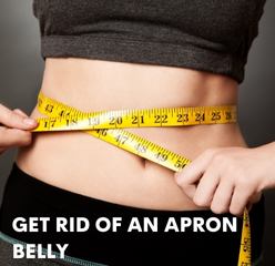 How to get rid of an apron belly without surgery