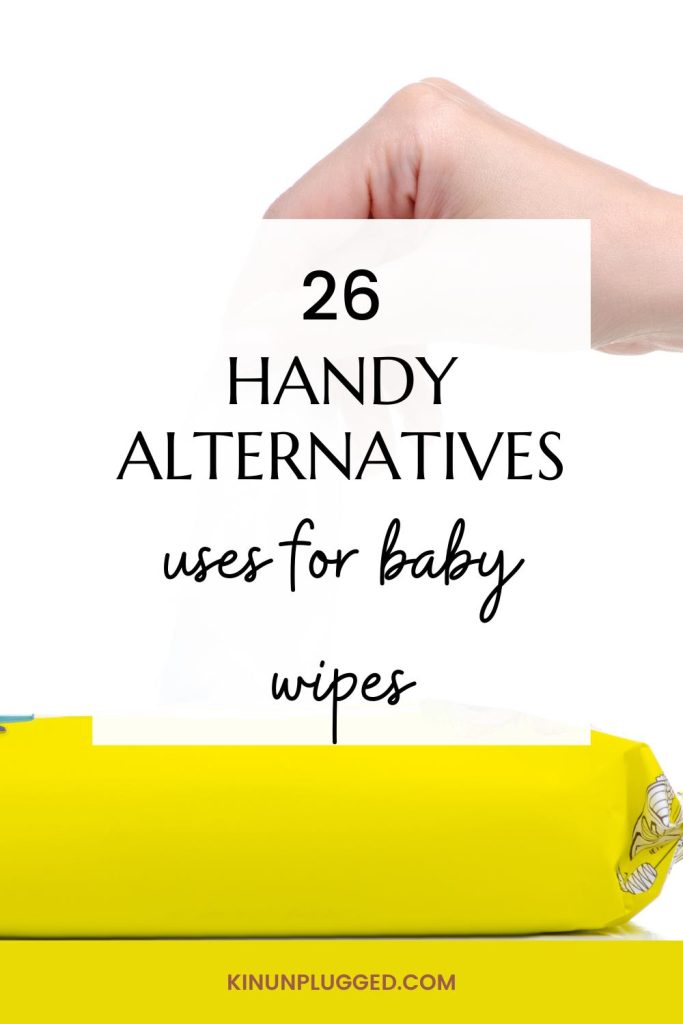 alternative uses for baby wipes